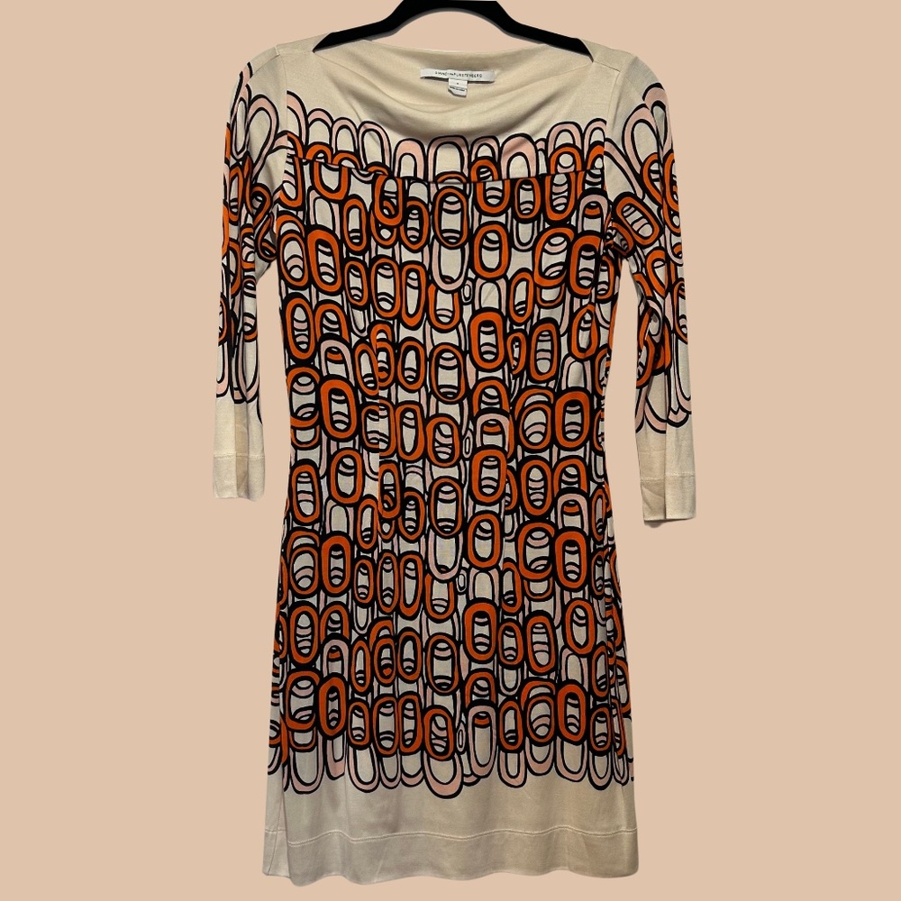 Diane Von Furstenburg Tunic Fitted Dress